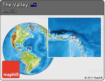 Physical Location Map of the Valley