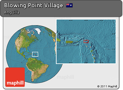 Satellite Location Map of Blowing Point Village