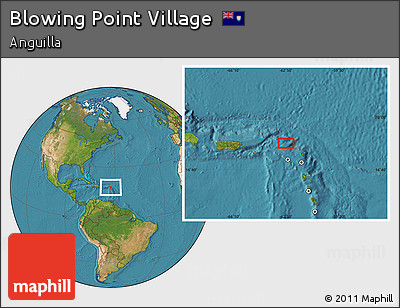Satellite Location Map of Blowing Point Village