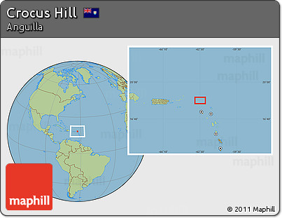 Savanna Style Location Map of Crocus Hill