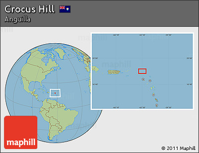 Savanna Style Location Map of Crocus Hill