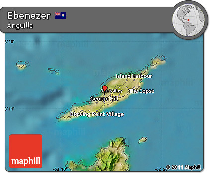 Satellite Map of Ebenezer