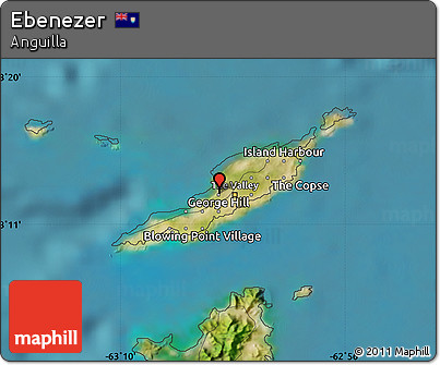 Satellite Map of Ebenezer