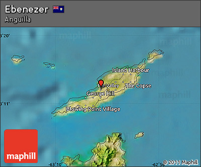 Satellite Map of Ebenezer