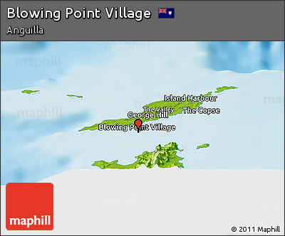 Physical Panoramic Map of Blowing Point Village