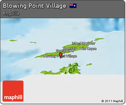 Physical Panoramic Map of Blowing Point Village