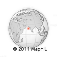 Outline Map of the Area around 18° 21' 26" N, 67° 13' 29" E, rectangular outline