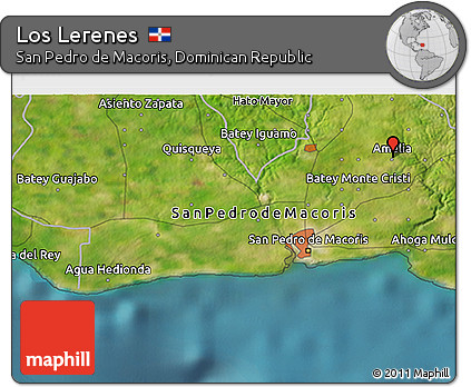 Satellite 3D Map of Los Lerenes