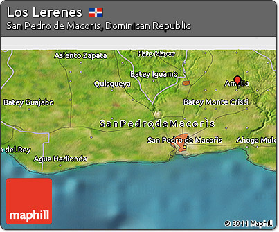 Satellite 3D Map of Los Lerenes