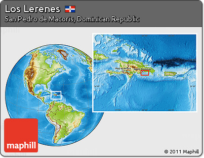 Physical Location Map of Los Lerenes