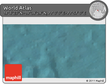 Satellite 3D Map of the Area around 18° 21' 26" N, 71° 28' 29" E