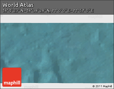 Satellite 3D Map of the Area around 18° 21' 26" N, 71° 28' 29" E