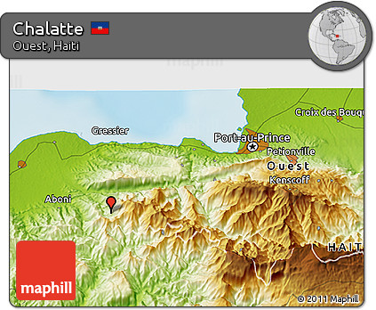 Physical 3D Map of Chalatte