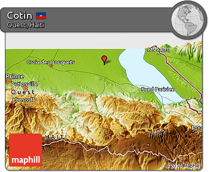 Physical 3D Map of Cotin