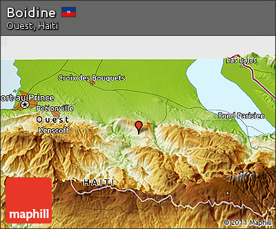 Physical 3D Map of Boidine
