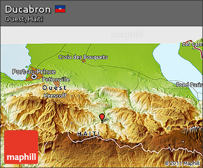 Physical 3D Map of Ducabron
