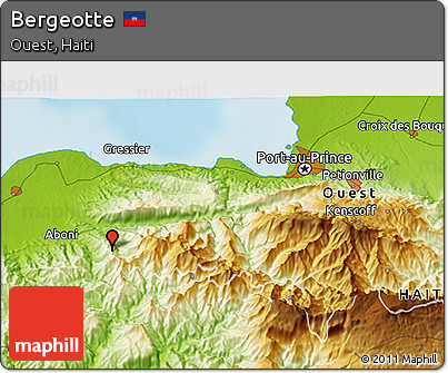 Physical 3D Map of Bergeotte