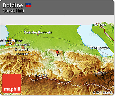 Physical 3D Map of Boidine