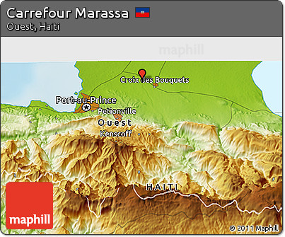Physical 3D Map of Carrefour Marassa