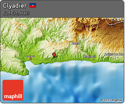Physical 3D Map of Clyadier