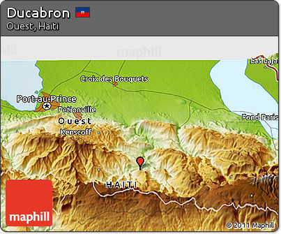 Physical 3D Map of Ducabron