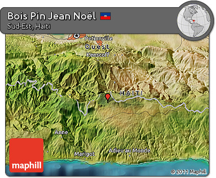 Satellite 3D Map of Bois Pin Jean Noël