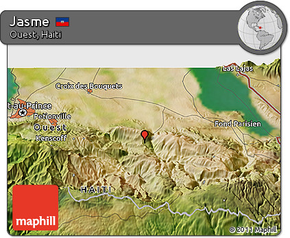 Satellite 3D Map of Jasme