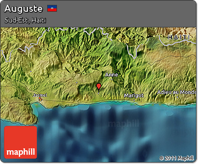 Satellite 3D Map of Auguste