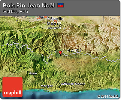 Satellite 3D Map of Bois Pin Jean Noël