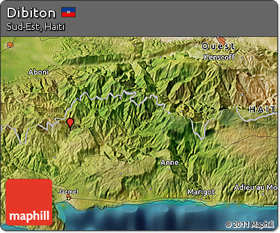 Satellite 3D Map of Dibiton