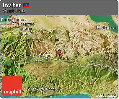 Satellite 3D Map of Inviter