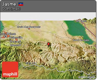 Satellite 3D Map of Jasme