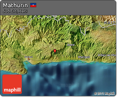 Satellite 3D Map of Mathurin