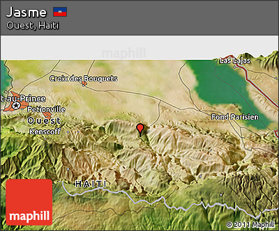Satellite 3D Map of Jasme
