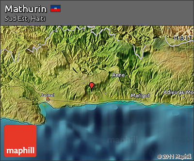 Satellite 3D Map of Mathurin