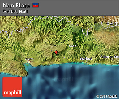Satellite 3D Map of Nan Flore