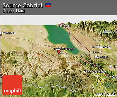 Satellite 3D Map of Source Gabriel