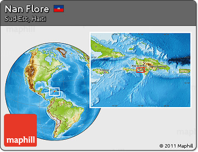 Physical Location Map of Nan Flore