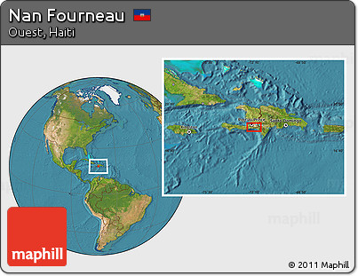 Satellite Location Map of Nan Fourneau