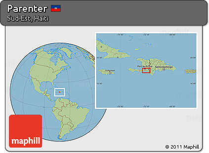 Savanna Style Location Map of Parenter