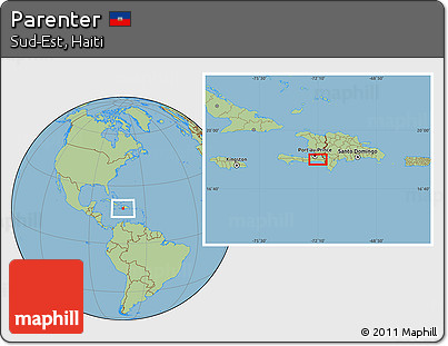Savanna Style Location Map of Parenter