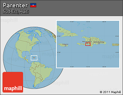 Savanna Style Location Map of Parenter