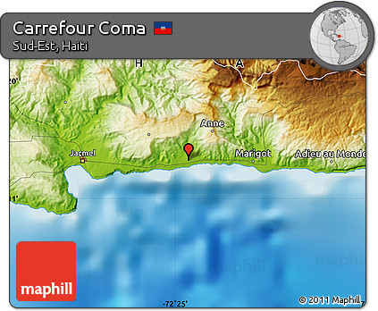 Physical Map of Carrefour Coma
