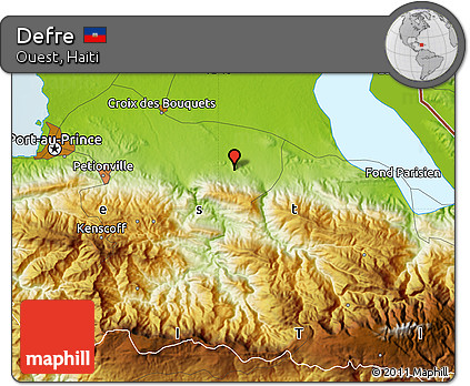 Physical Map of Defre