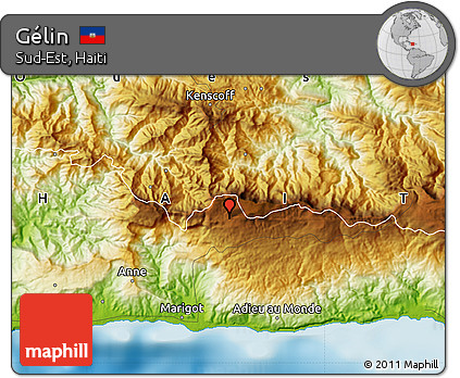 Physical Map of Gélin