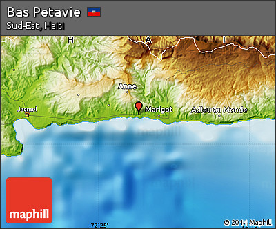 Physical Map of Bas Petavie