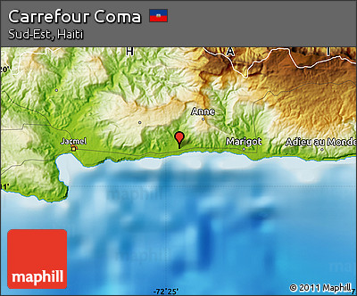Physical Map of Carrefour Coma
