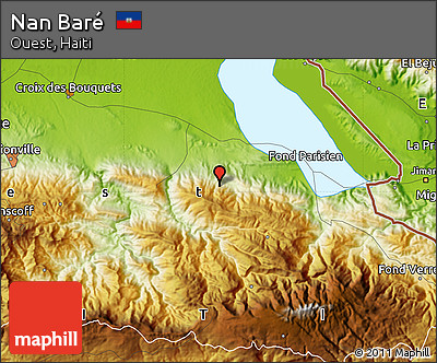 Physical Map of Nan Baré