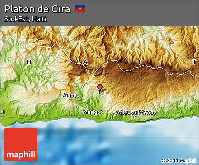 Physical Map of Platon De Cira