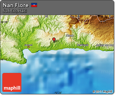 Physical Map of Nan Flore